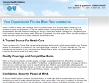 Tablet Screenshot of healthinsurance.securehealthoptions.com